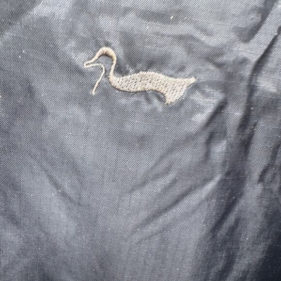 Duxbak Reversible Jacket Mens Large Camo Fleece Black Nylon Full Zip + Pockets - Picture 9 of 10